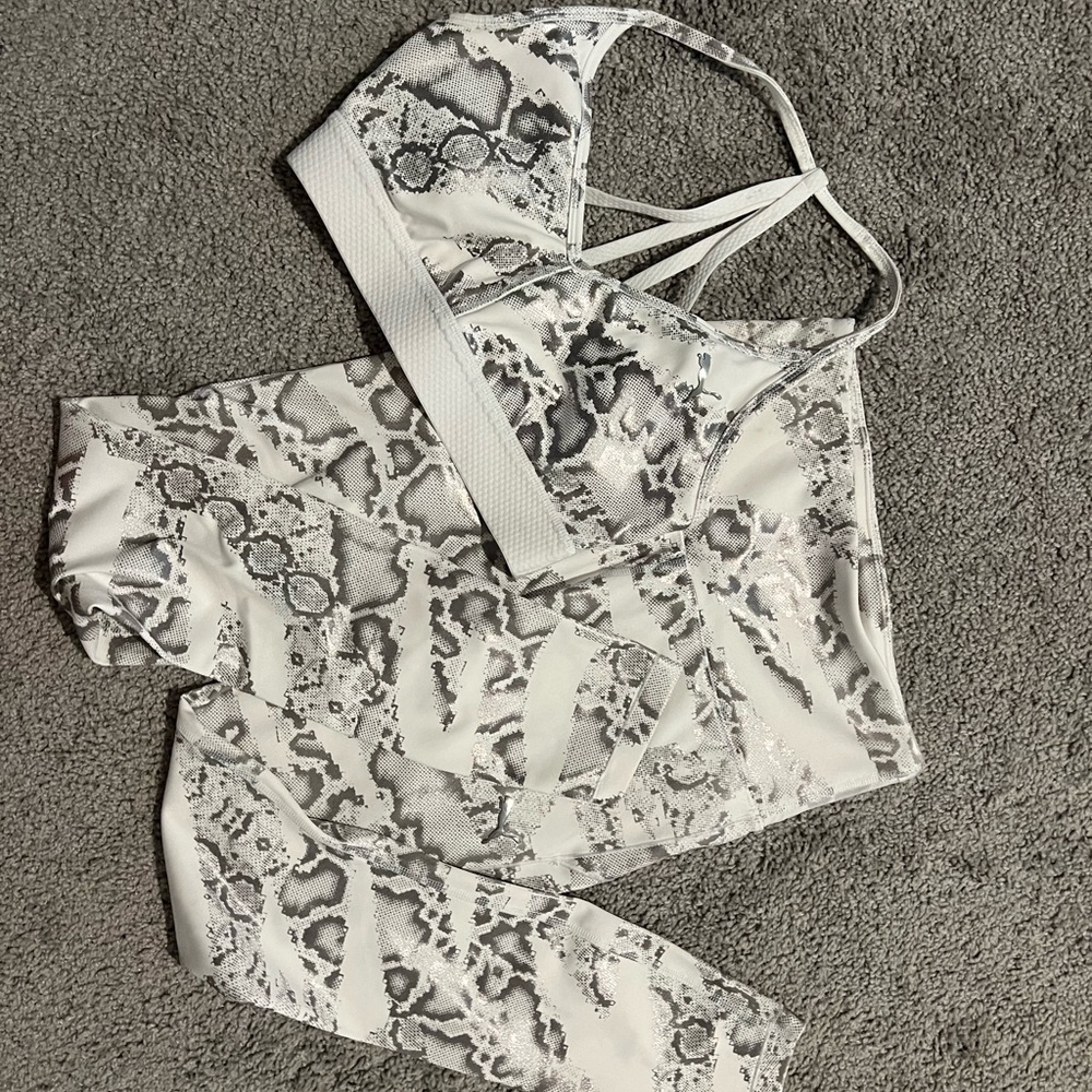 Puma Snake Print Legging Set